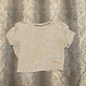 plain cropped baby tees